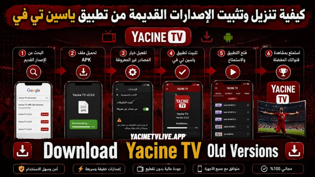 Download Yacine TV Old Versions