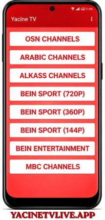 Overview of Yacine Tv APK